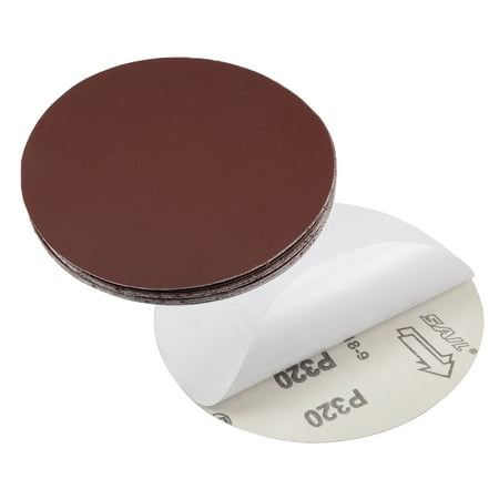 

6-inch 320-Grits PSA Sanding Disc Adhesive-Backed Sanding Sheets Aluminum Oxide Sandpaper for Orbital Sander 20pcs