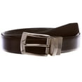 thumbnail image 3 of Men's Classic & Fashion Feather Edged Embossed Reversible Leather Dress Belt, 3 of 5