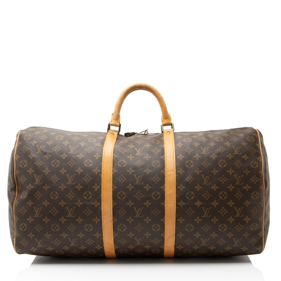 Pre-Owned Louis Vuitton Vintage Monogram Canvas Keepall 60 Duffle