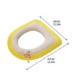 thumbnail image 3 of YgkuHd Toilet Seat Cover Pads, Plush Thickened Cartoon Toilet Seat Cover Universal All Season Washable Non Slip Soft Warm Bathroom Home Toilet Cushion, 3 of 5
