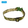 thumbnail image 3 of Unique Bargains Lampe de Poche Serre-Tête, 2 Pcs Nylon Réglable Haute Élastique Mains Libres Phare Sangle, Vert, 3 of 5