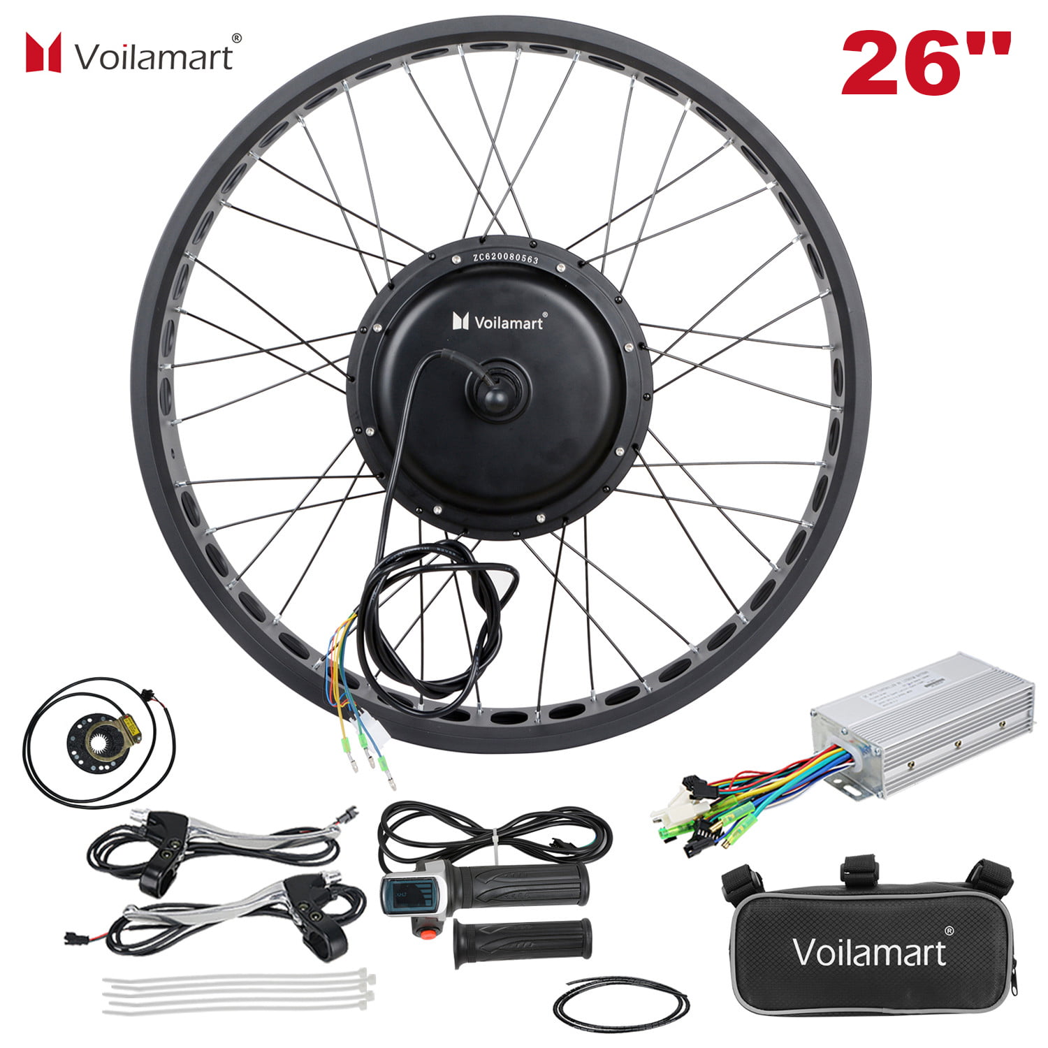 Voilamart Electric Bicycle Controller Kit 1000W 48V LCD Ebike Conversion