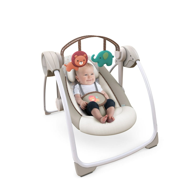 Baby Swing with Baby Bloom Mobile