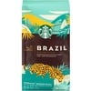 Starbucks Brazil Single Origin Medium Roast Whole Bean Coffee 9Oz, Pack Of 1