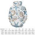 thumbnail image 2 of Marine Coral Shell StarBlue 3d Sweatshirts Hoodie Fashion Casual Personality Men's Women Street Hoodie Pullovers Long Sleeve Comfortable Top, 2 of 6