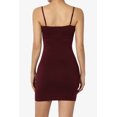 thumbnail image 2 of TheMogan Women's Sleeveless Spaghetti Strap Seamless Bodycon Short Mini Cami Slip Dress, 2 of 7