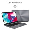 thumbnail image 4 of ASUS VivoBook F510UA FHD Laptop, Intel Core i5-8250U, 8GB RAM, 1TB HDD, USB-C, NanoEdge Display, Fingerprint, Windows 10, Star Gray (F510UA-AH51), 4 of 5
