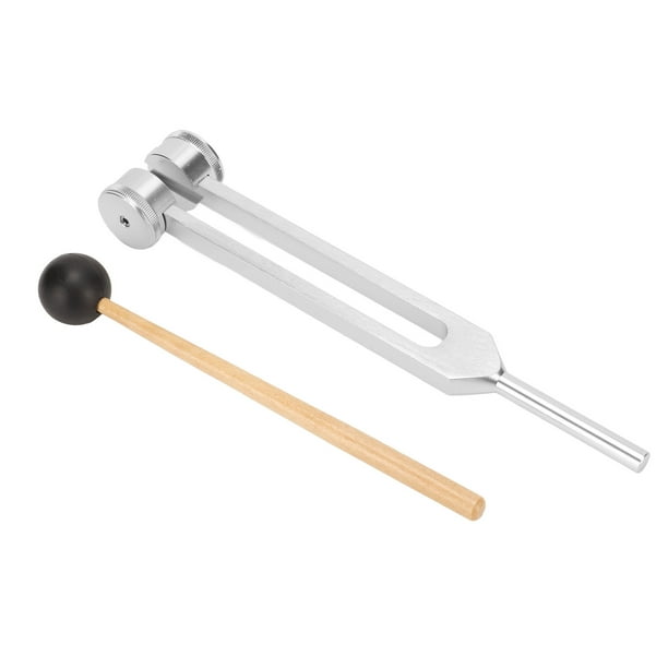 Set De Diapasones Curativos De 128 Hz Con Martillo - 6 Unidades De Acero Inoxidable, Para Relajación, Yoga Y Afinación - Incluye Bolsa De Terciopelo