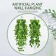 thumbnail image 2 of Plantas colgantes artificiales de 3,28 pies, hojas de vid de imitación, vegetación para bodas, 2 of 8