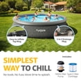 thumbnail image 3 of Funsicle 15' x 36" QuickSet Inflatable Ring Top Outdoor Above Ground Pool w/Pump, 3 of 6