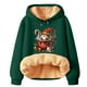 thumbnail image 1 of WILLBEST Sudadera Oversize para Mujer, Estilo Navideño, Invierno, Gruesa, Cálida, Colorida, con Capucha, Modelo 506 XXXXX-Grande, 1 of 3