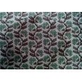 thumbnail image 4 of oneOone Cotton Silk Fabric Leaves & Floral Block Printed Craft Fabric BTY 42 Inch Wide, 4 of 4