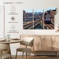 thumbnail image 4 of Elephant Stock New York Subway Train Wall Art - Horizontal Multi Panel Canvas - Living Room Wall Decor - Architecture Multi Panel - Brown And Beige Decor - 74" x 48", 4 of 4