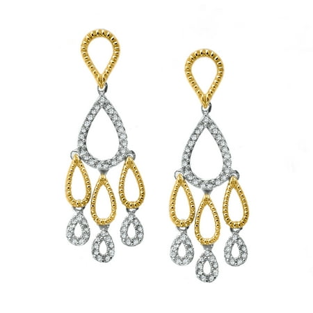 1/3 ct Diamond Chandelier Earrings in 14kt Gold