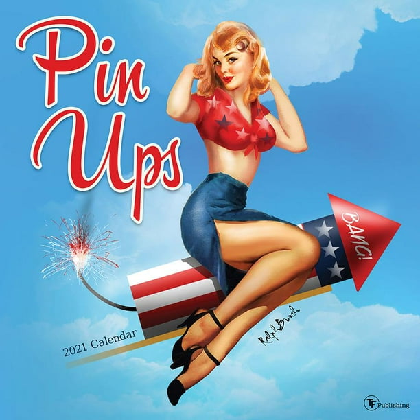 2021 Pin Ups 12"x12" Wall Calendar