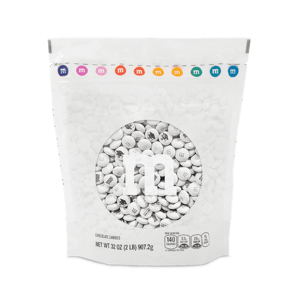 M&M'S Class of 2026 Graduation Milk Chocolate Candy, 2lb Resealable Bulk Bag