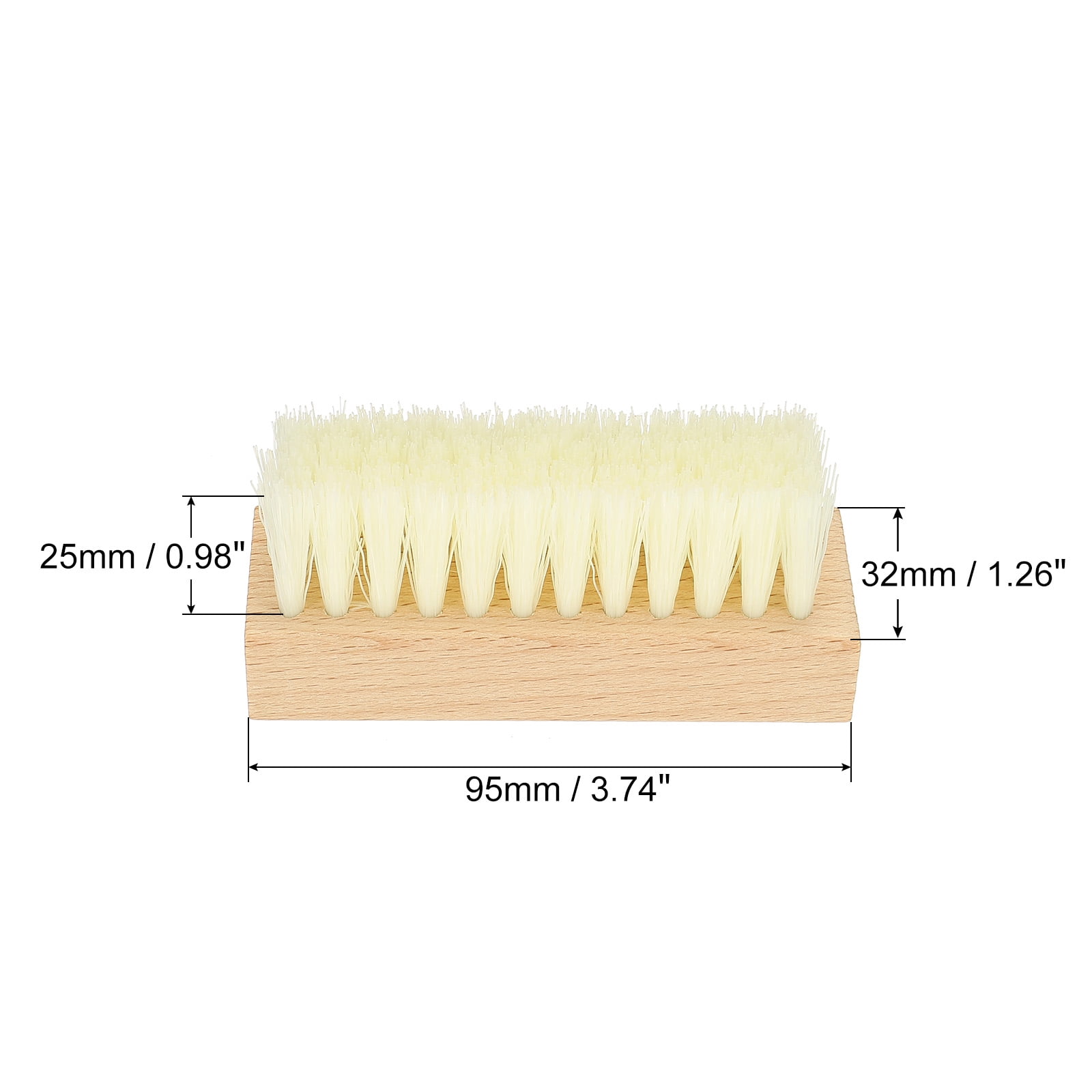 Unique Bargains Shoe Cleaner Brush, Square Handheld Polish Daubers for Leather Boots Cloth
