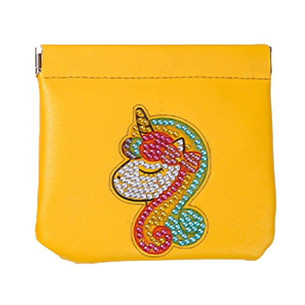 (AA1072) para Lápiz Labial Con Diamantes DIY Funda Protectora para Airpods para Cosméticos (unicornio)