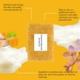 thumbnail image 3 of Banzch Lemon Turmeric Soap, Turmeric Soap Tablets for Face and Body Cleansing, Shower Soap with Natural Extracts, Firming Pores and Reducing Pigments for Healthy Skin 80g, 3 of 7