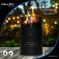 thumbnail image 3 of Flame King Mini Tabletop Fire Pit, Dual Fuel Propane and Butane, Smokeless Odorless Flame, Portable Great for Outdoor, 3 of 10