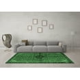 thumbnail image 3 of Ahgly Company Indoor Round Persian Emerald Green Traditional Area Rugs, 4' Round, 3 of 4