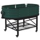 thumbnail image 4 of Yeshouse Cama de jardín elevada ovalada grande con patas y ruedas, jardinera de acero galvanizado grueso, ideal para jardinería en interiores y exteriores, flores y verduras, 4 of 8