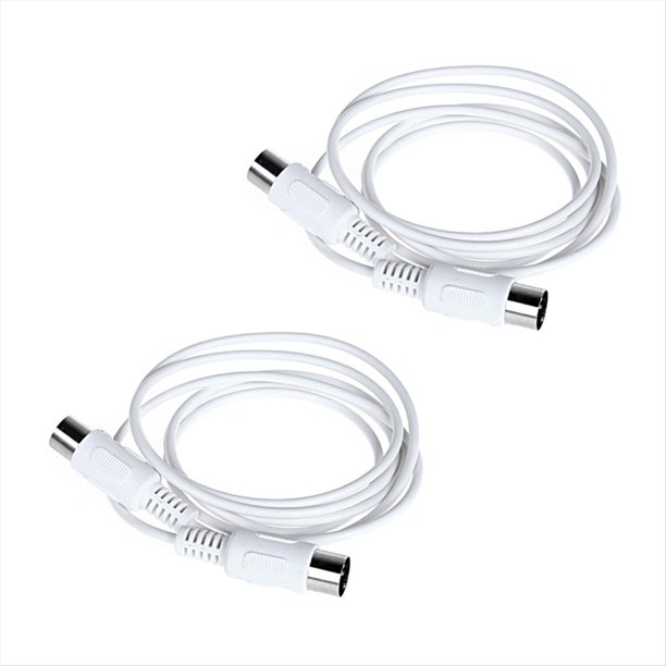Cable de Extensión MIDI de 2 Piezas, 1,5 M, 5 , Macho A Macho, para Piano Eléctrico, Guitarra, Instrumento, Cable de PC