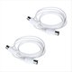 thumbnail image 1 of Cable de Extensión MIDI de 2 Piezas, 1,5 M, 5 , Macho A Macho, para Piano Eléctrico, Guitarra, Instrumento, Cable de PC, 1 of 4