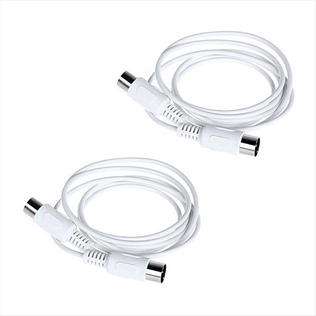 Cable de Extensión MIDI de 2 Piezas, 1,5 M, 5 , Macho A Macho, para Piano Eléctrico, Guitarra, Instrumento, Cable de PC