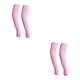 thumbnail image 3 of Yuarrent brazo protector solar sol protección ocultar mano puño transpirable guantes sin dedos manga al aire libre para mujeres hombres rosado 2Conjunto, 3 of 6