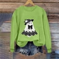 thumbnail image 5 of Warop Halloween Sweatshirts for Women Pumpkin Spooky Cute Graphic Casual Pullover Tops Long Sleeve Crewneck Fall Outfits, 5 of 6