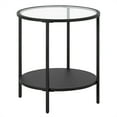 thumbnail image 2 of Henn&Hart 20"W Modern Metal Side Table in Blackened Bronze Finish, 2 of 6