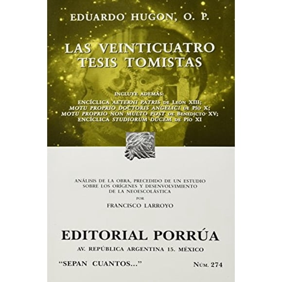 Las veinticuatro tesis tomistas
