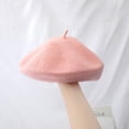 thumbnail image 1 of LinYooLi Ishihara Rimi Hat Vintage British Wool Beret Thick Japanese Painter Hat Korean Version Versatile Pumpkin Hat Girl, 1 of 9