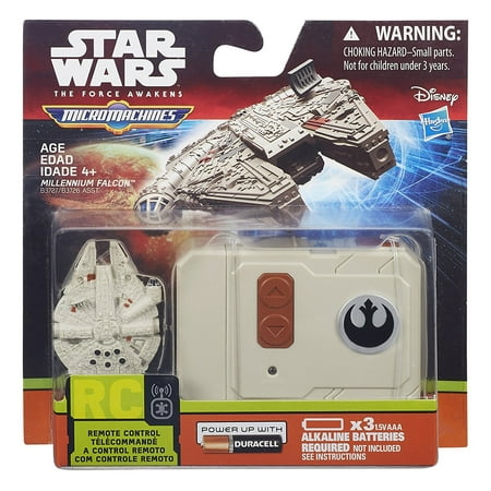 Disney Hasbro Star Wars The Force Awakens Micro Machines Millennium Falcon RC Vehicle 34402