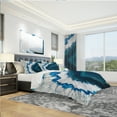 thumbnail image 1 of Designart 'Strick & Bolton Villere 'Blue Brazilian Geode' Bedding Set, 1 of 4