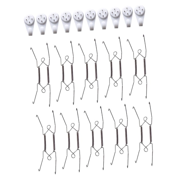 Lipstore 20 Pieces Plate Hangers for Decorative Plates Art Practical Plate Display Hanger 8Inch