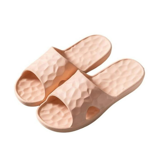 Zapatilla De Ducha,Zapatillas Antideslizantes De Secado Rápido,Sandalias De Baño Para Casa Y Piscina,Zapatilla De Interior Para Gimnasio,Suela Blanda-Beige-35 A 36 Computadora Computadora Computadora portátil