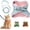 Pink, variant on UOSIA Cat Harness and Leash Escape Proof Adjustable Cat Leash Vest Puppy Leash for Small Dogs