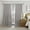 Gray, variant on Elrene Home Fashions Sawyer Windowpane Plaid Blackout Window Curtain, Taupe, 52" x 84"