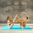thumbnail image 7 of CAMBIVO Large Yoga Mat (6'x 4') Extra Wide TPE Mat, 1/4-In Thick Exercise Fitness Mat, 7 of 7