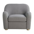 thumbnail image 3 of Studio Living Genifer Modern Arm Chair, Gray Boucle Fabric, 3 of 10