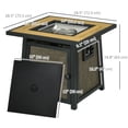 thumbnail image 3 of Outsunny Table de Foyer au Propane de 28 Pouces, avec Housse, Table de Feu de 50 000 BTU, 3 of 10