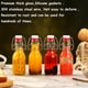 thumbnail image 4 of Botellas de vidrio ANGGREK con tapa abatible 338 oz a prueba de fugas, 4 of 8