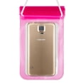 thumbnail image 2 of Transparent Mobile Pouch, Waterproof, Snow Resistant, Dirt Protection Cover for Mobile Gadgets, Protective Case (Pink-6.5 Inch), 2 of 5