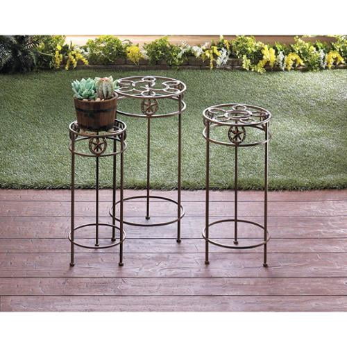Bsd National Supplies Texas Style 3 Piece Plant Stand Com Plant Stand, Outdoor Flower Stands Suppliers