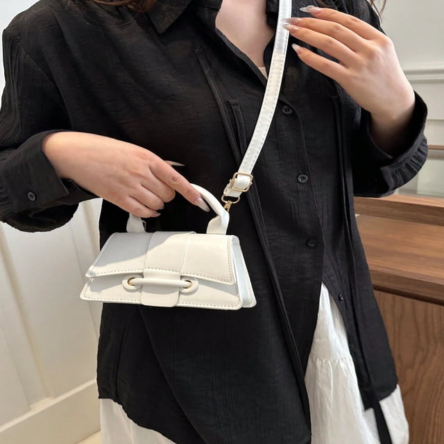 LNGOOR Mini Square Bag Lovely Style Hourglass Shape Fashionable Versatile Cosmetic Bag Key Chain Coin Purse Candy Colored Girls Shoulder Crossbody Bag Trendy