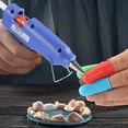 thumbnail image 6 of Finger Protector Hot Glue Gun Finger Tips Silicone Finger Guards,3 Sizes,5-Pack, 6 of 12