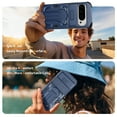thumbnail image 5 of For Google Pixel 10 /10 Pro/9/9Pro Phone Case,WIth Invisible Kickstand,Sliding Camera Cover,Military Grade Protective Heavy Duty Protection Shockproof Anti-Scratch Rugged Durable Phone Case,Blue, 5 of 8