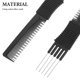 thumbnail image 3 of unbranded 4Ud Peine De Metal Para Peinados Con Agujas De Para Estilizar Y Desenredar, 3 of 7